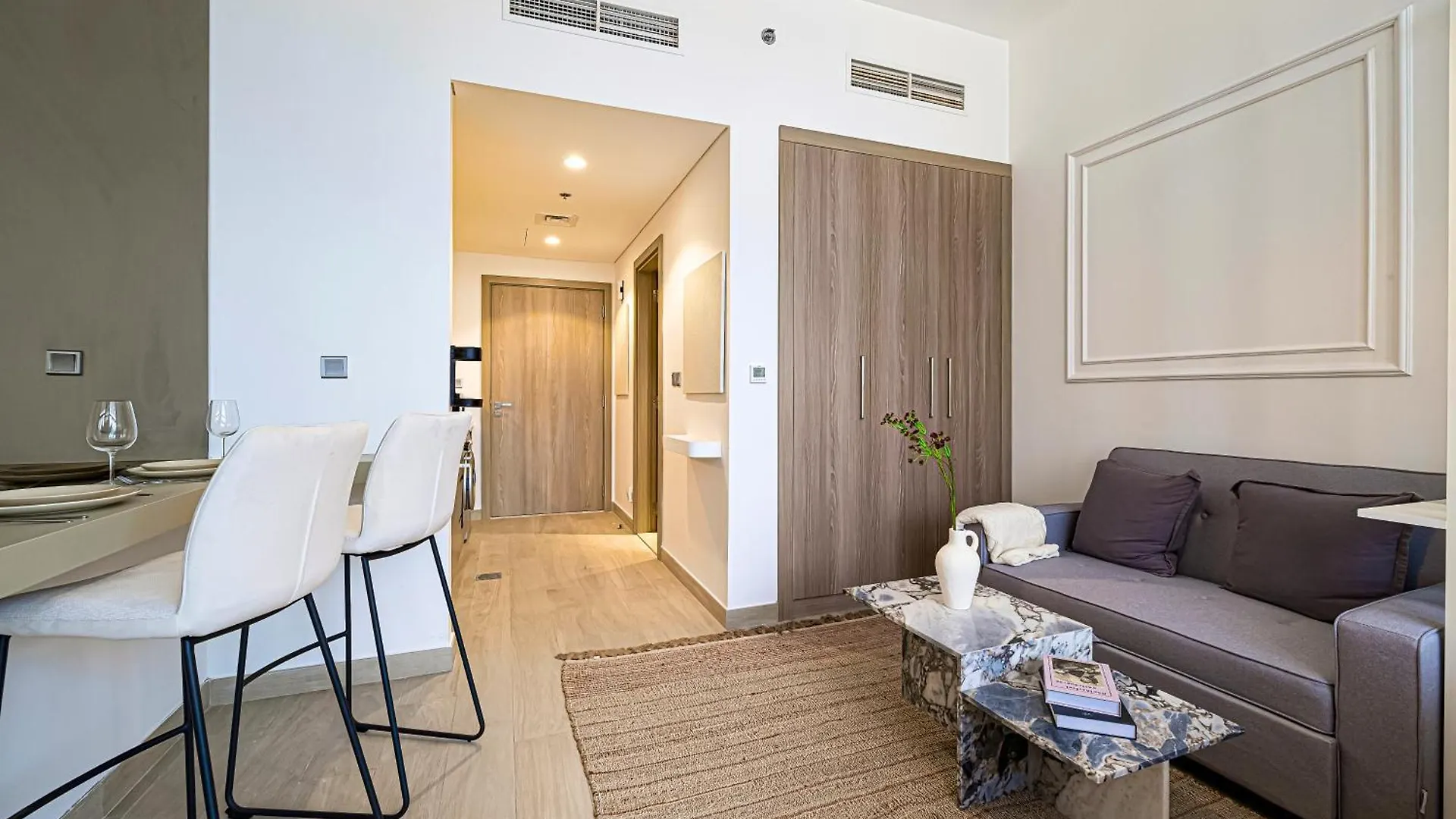 公寓 Brand New Studio In Azizi Riviera 迪拜