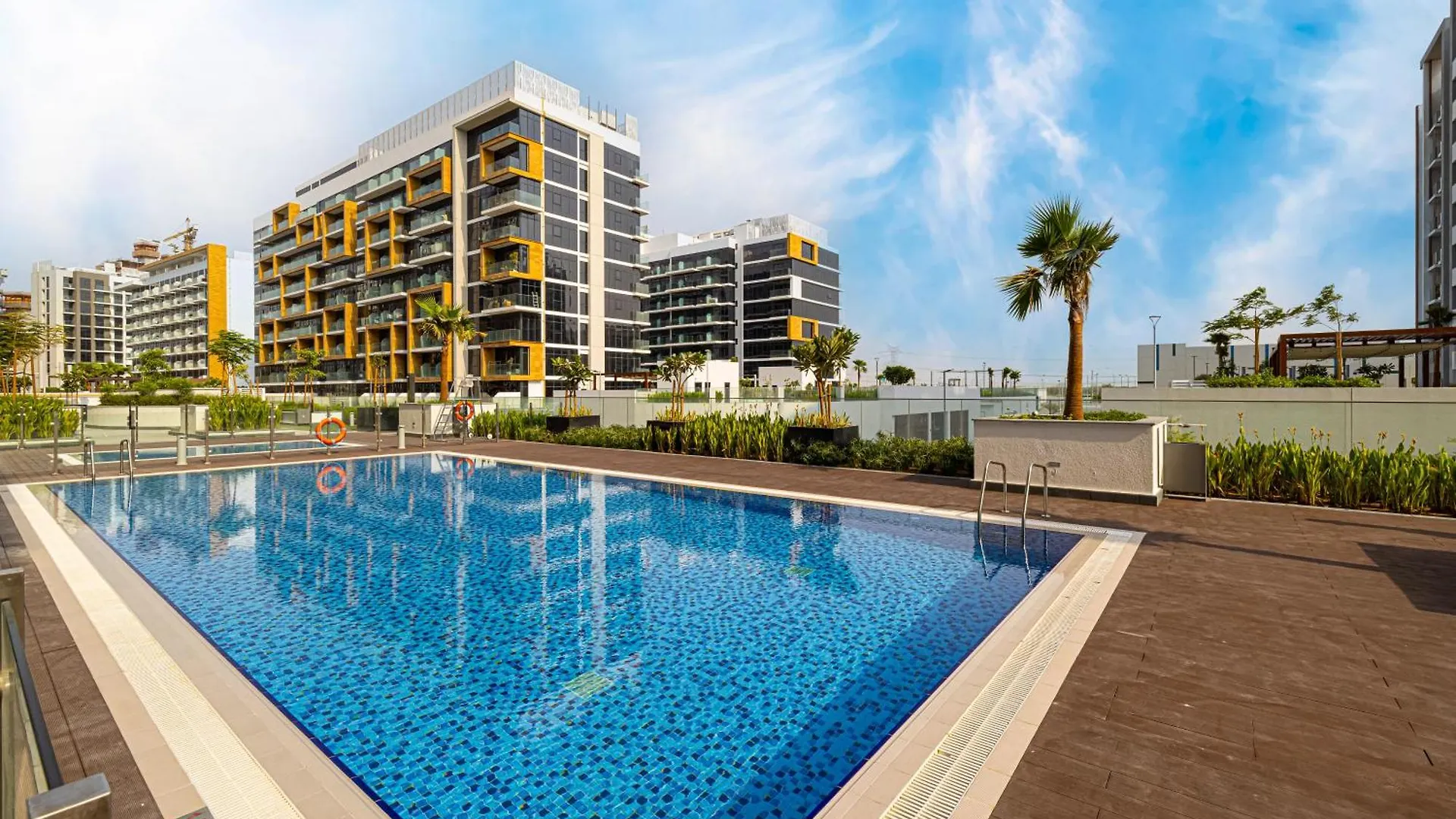 公寓 Brand New Studio In Azizi Riviera 迪拜 阿拉伯联合酋长国
